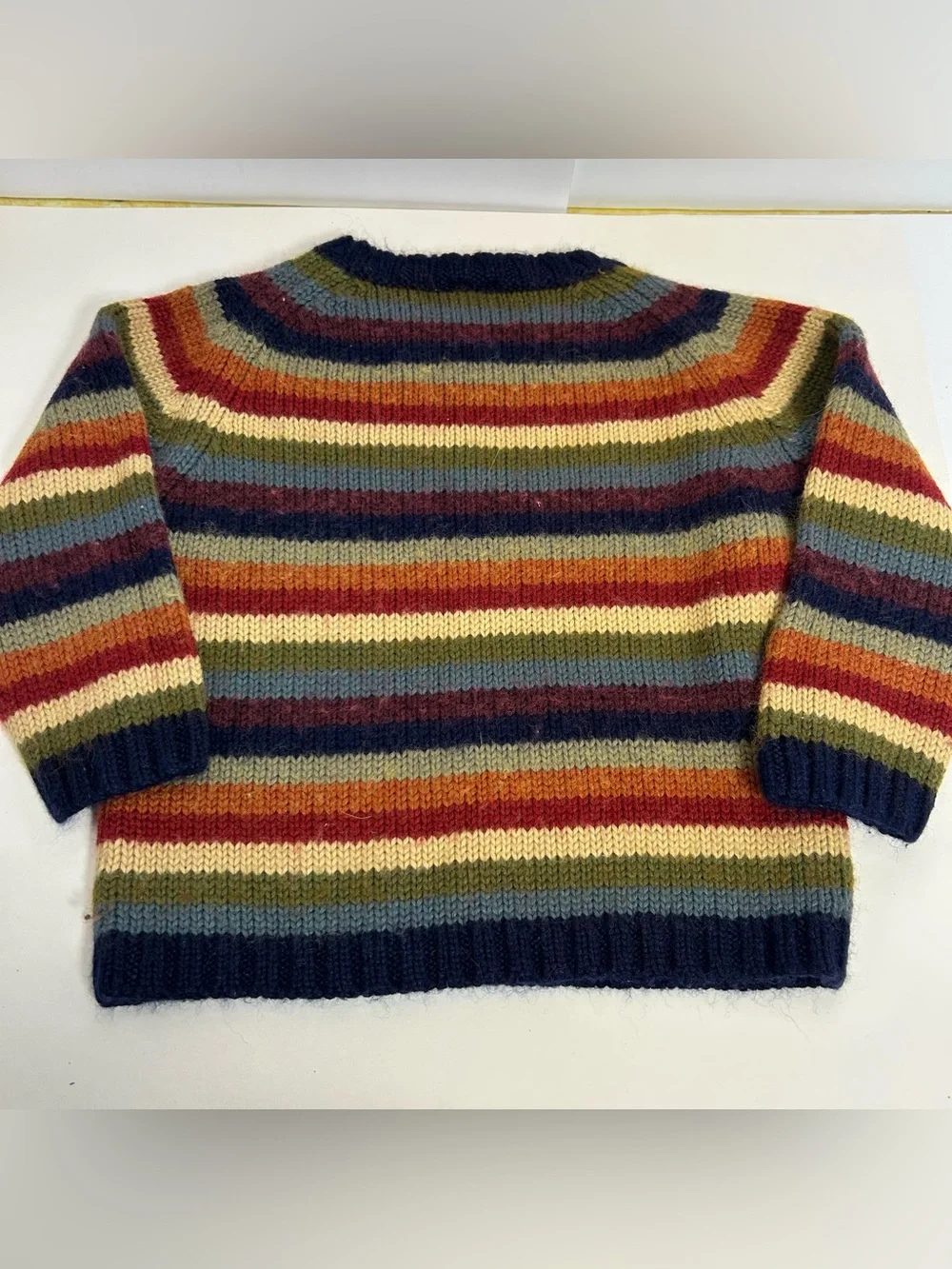 GAP 3T Striped Crewneck Sweater Wool Blend